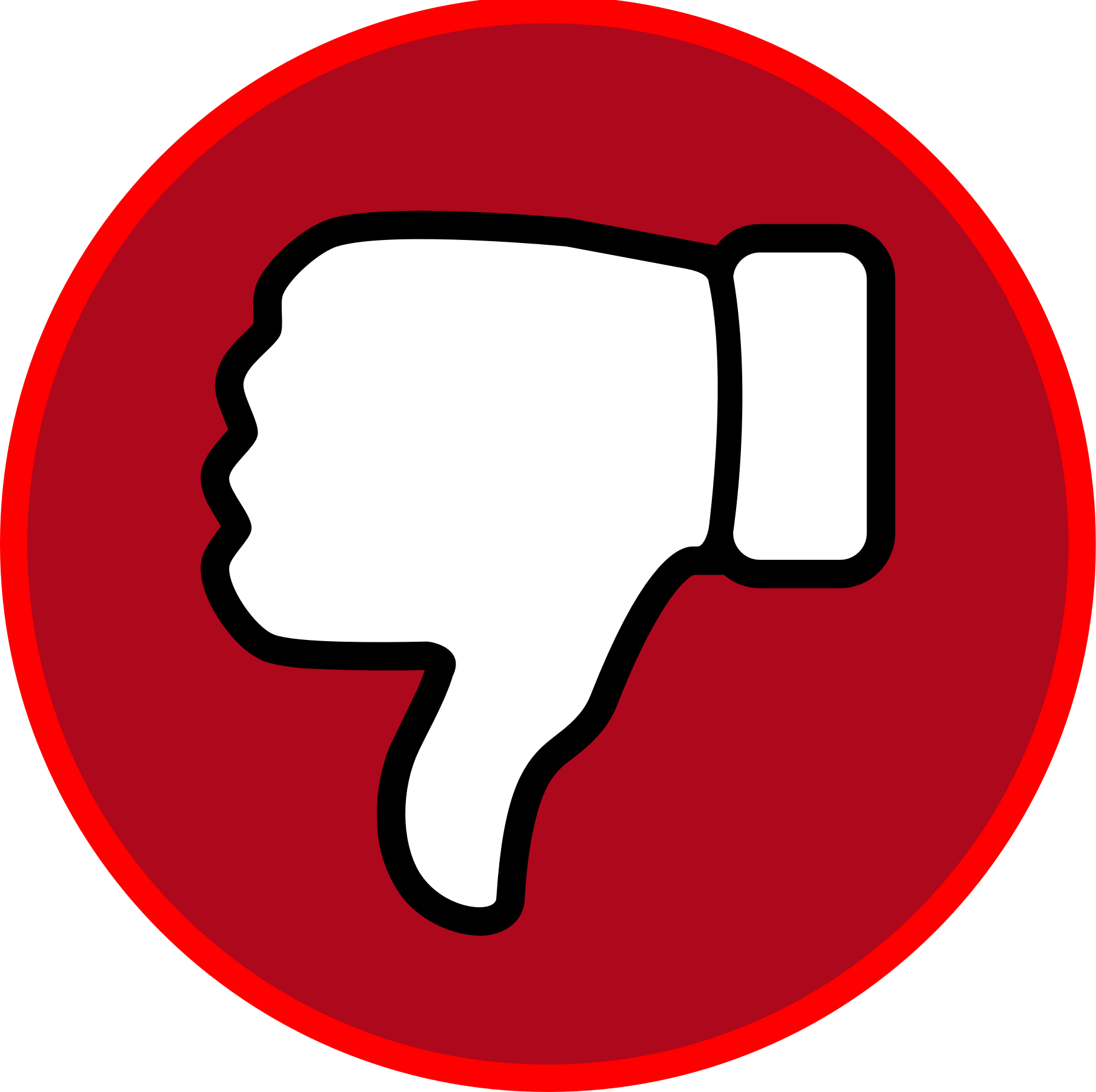 Big Image (Png) - Thumbs Down, Transparent background PNG HD thumbnail