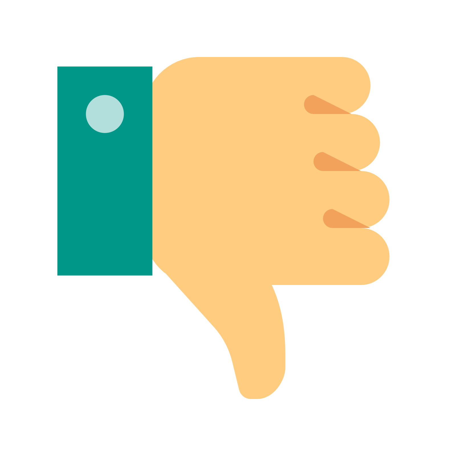 Thumbs Down Icon - Thumbs Down, Transparent background PNG HD thumbnail