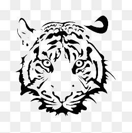 Painting Tiger Head, Steller, Ferocious Tiger, Tiger Face Png Image - Tiger Face, Transparent background PNG HD thumbnail