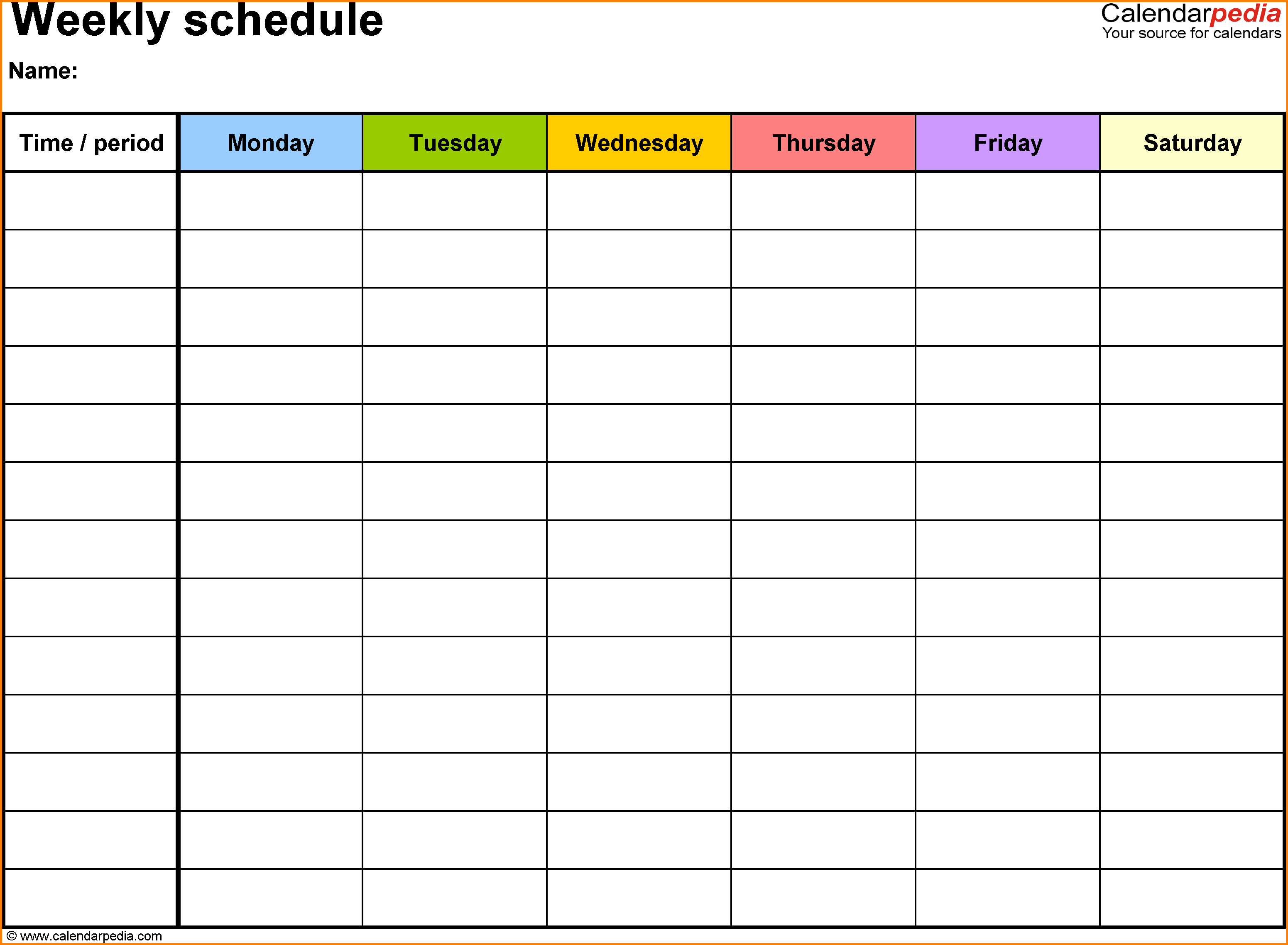 School Schedule Templates.weekly Schedule Word.png - Timetable, Transparent background PNG HD thumbnail