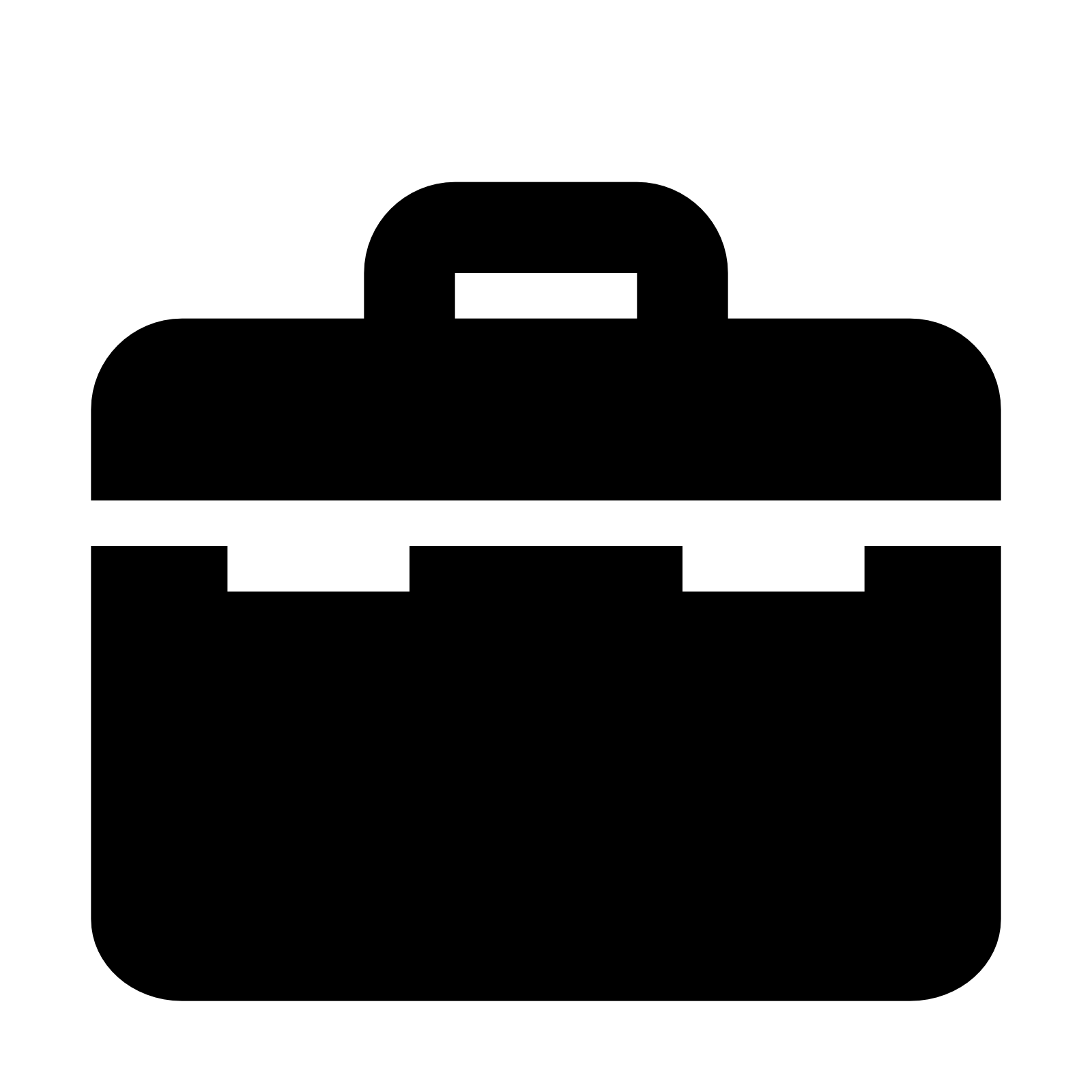 Toolbox Icon - Toolbox Black And White, Transparent background PNG HD thumbnail