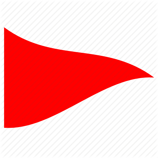 Children Flag, Danger, Red Triangle, Simple Flag, Triangular, Warning Icon - Triangle Flag, Transparent background PNG HD thumbnail