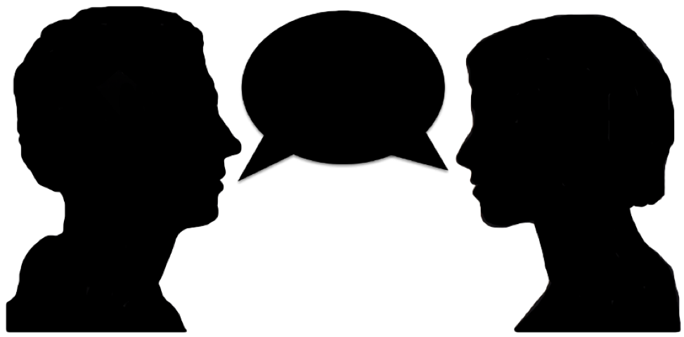 Two People Talking #1823579 - Two People, Transparent background PNG HD thumbnail