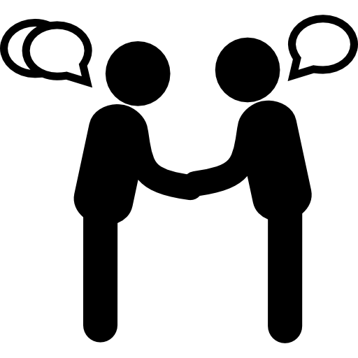 Png Svg Hdpng.com  - Two Persons Talking, Transparent background PNG HD thumbnail