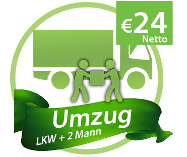 Kostenlose Besichtigung Gratis Umzug Lkw 2 Mann Green  - Umzug Kostenlos, Transparent background PNG HD thumbnail