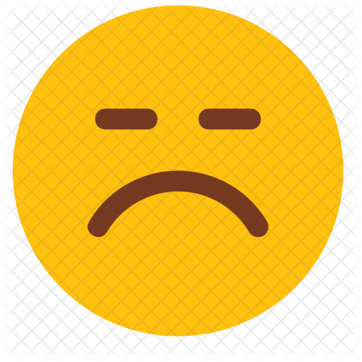 Sad Icon - Upset, Transparent background PNG HD thumbnail