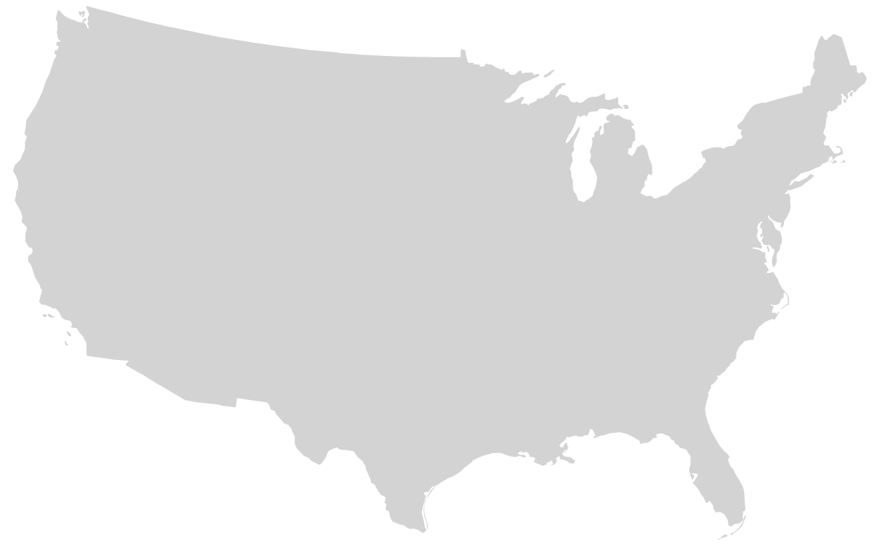 File:blank Us Map, Mainland With No States.svg - Usa Outline, Transparent background PNG HD thumbnail