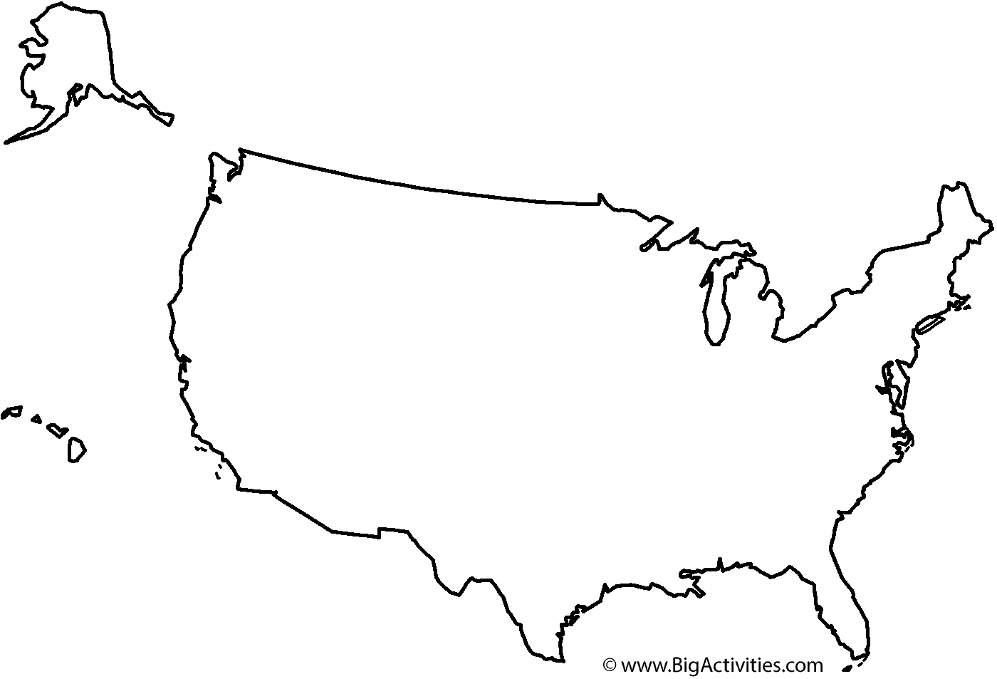 Us Map Outline Of States United States Map Us Map Outline Of Stateshtml - Usa Outline, Transparent background PNG HD thumbnail