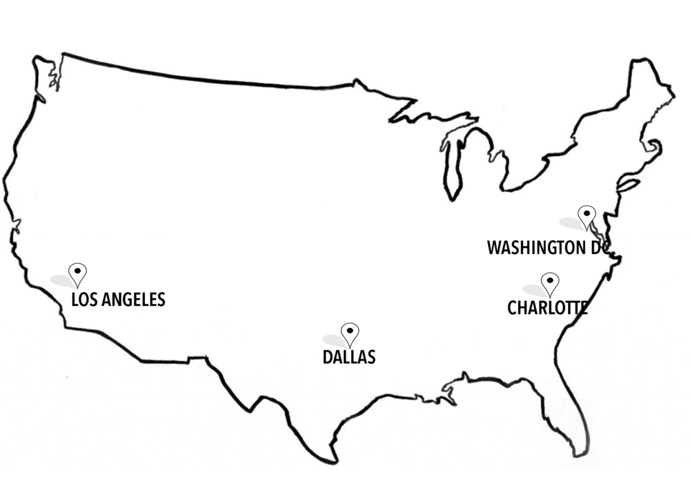 Where To Find Us - Usa Outline, Transparent background PNG HD thumbnail