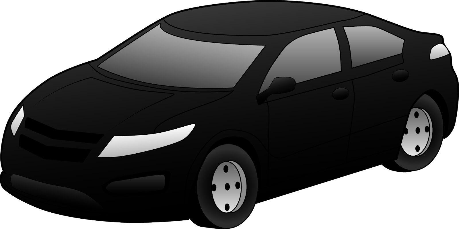 Car Clipart Free Clipart Image 3 - Vehicles Black And White, Transparent background PNG HD thumbnail