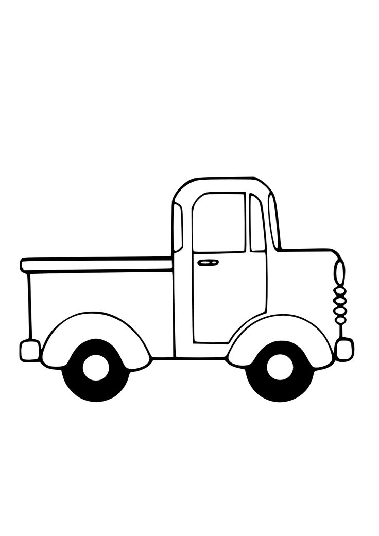 Truck Clipart Black And White | Clipart Panda   Free Clipart Images - Vehicles Black And White, Transparent background PNG HD thumbnail