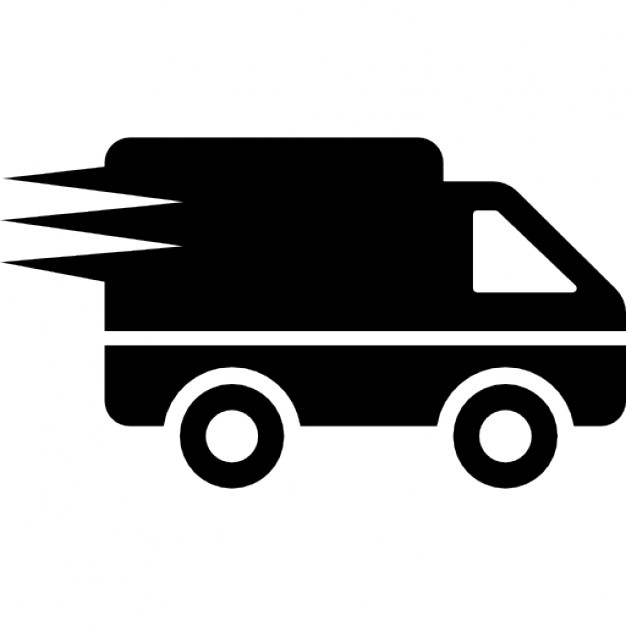 Logistics Delivery Truck In Movement - Vehicles, Transparent background PNG HD thumbnail