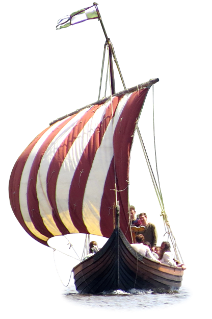 Viking Longship © Regia Anglorum - Viking Ship, Transparent background PNG HD thumbnail