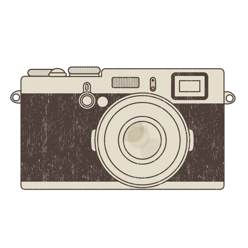 Free Retro Camera Clip Art - Vintage Camera, Transparent background PNG HD thumbnail