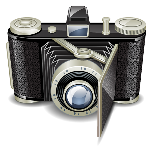 Vintage Camera Icon - Vintage Camera, Transparent background PNG HD thumbnail