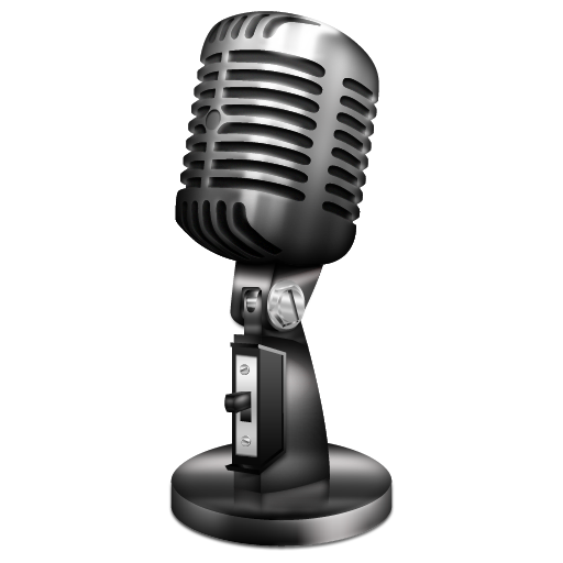 Vintage Microphone Icon 512X512 Png - Vintage Microphone, Transparent background PNG HD thumbnail