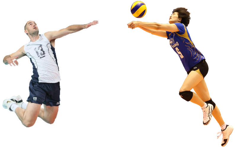 Learn More About Volleyball Techniques (Serving, Setting, Passing, Spiking, Blocking And Digging). - Volley, Transparent background PNG HD thumbnail
