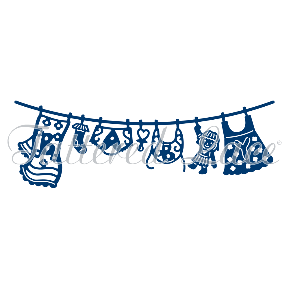 Baby Girl Washing Line (D752) - Washing Line, Transparent background PNG HD thumbnail