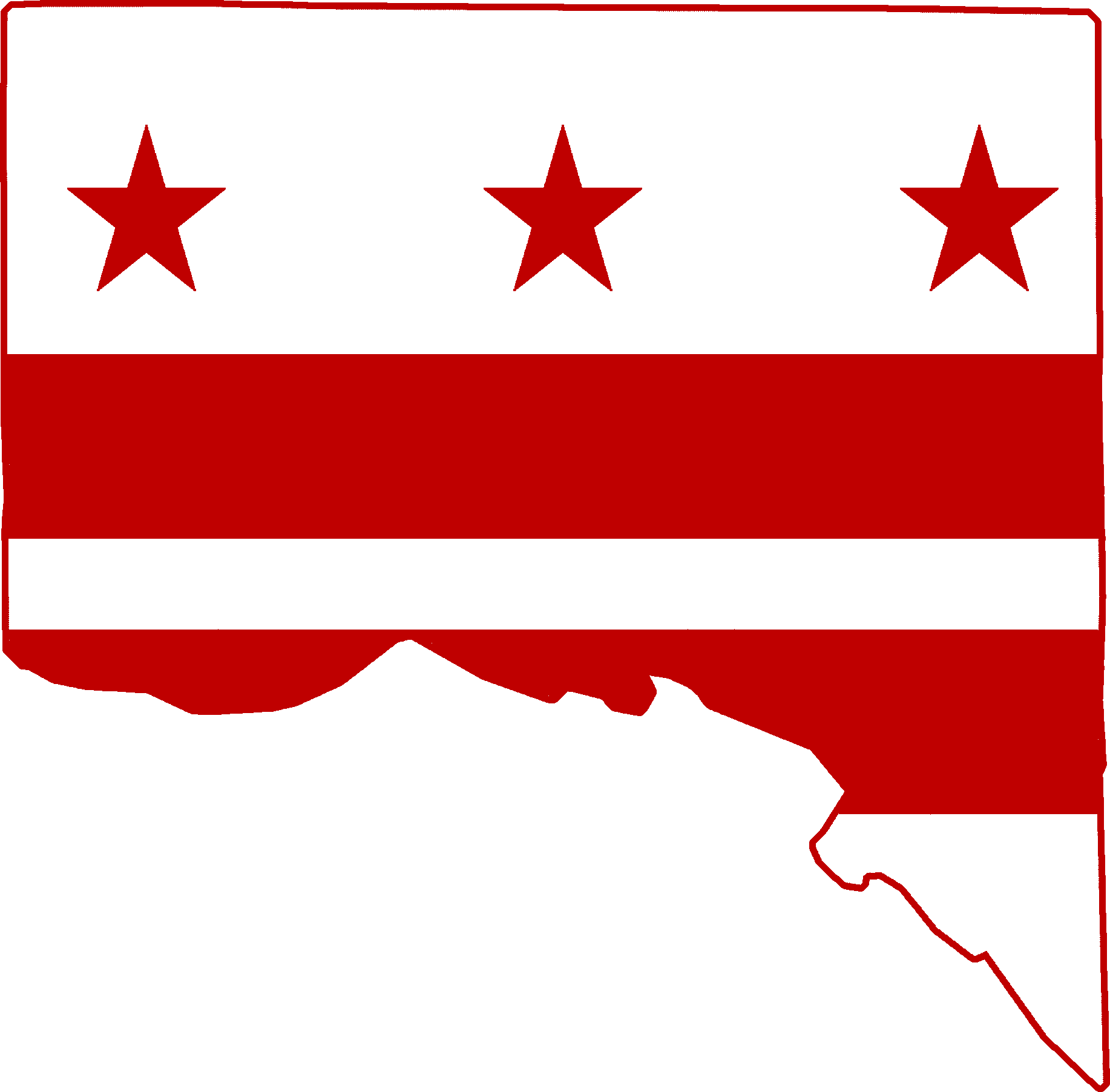 File:flag Map Of Washington Dc.png - Washington Dc, Transparent background PNG HD thumbnail