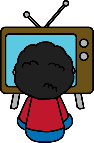 Watching Tv Kids Watch Tv Clipart Pluspng - Watching Tv, Transparent background PNG HD thumbnail