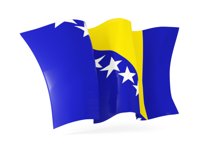 Waving Flag. Download Flag Icon Of Bosnia And Herzegovina At Png Format - Waving Flag, Transparent background PNG HD thumbnail