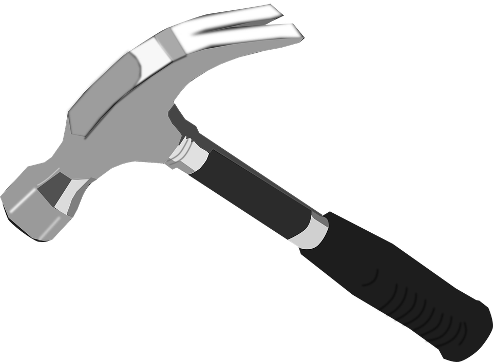 Hammer, Nagel, Werkzeug, Tisc