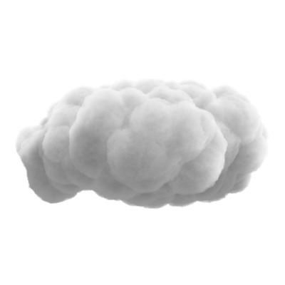 Very Fluffy Cloud - White Clouds, Transparent background PNG HD thumbnail