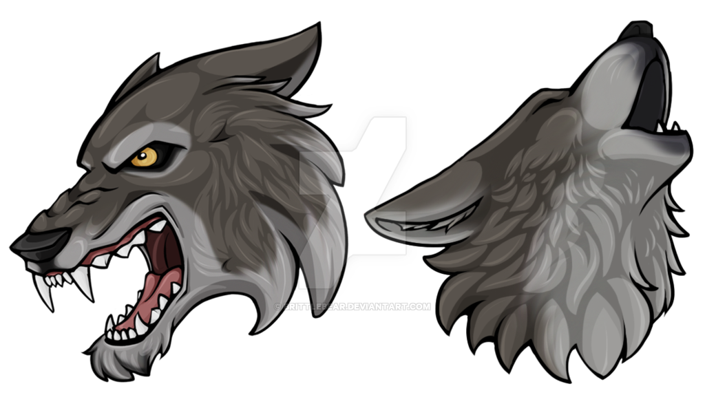 Wolf Head Crests By Brittlebear Hdpng.com  - Wolf Head, Transparent background PNG HD thumbnail