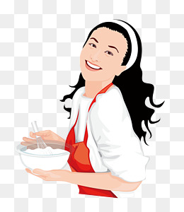 Healthy Woman Cooking