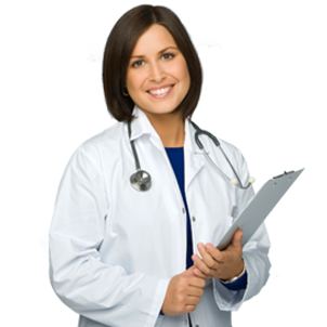 Caring For Your Newborn - Woman Doctor, Transparent background PNG HD thumbnail