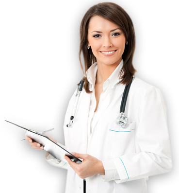 Well Come To Our Center - Woman Doctor, Transparent background PNG HD thumbnail