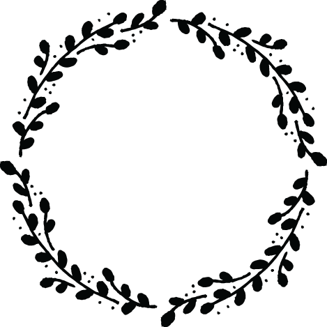 Graphic Friday -Vector Wreath Graphic, PNG Wreath Black And White - Free PNG