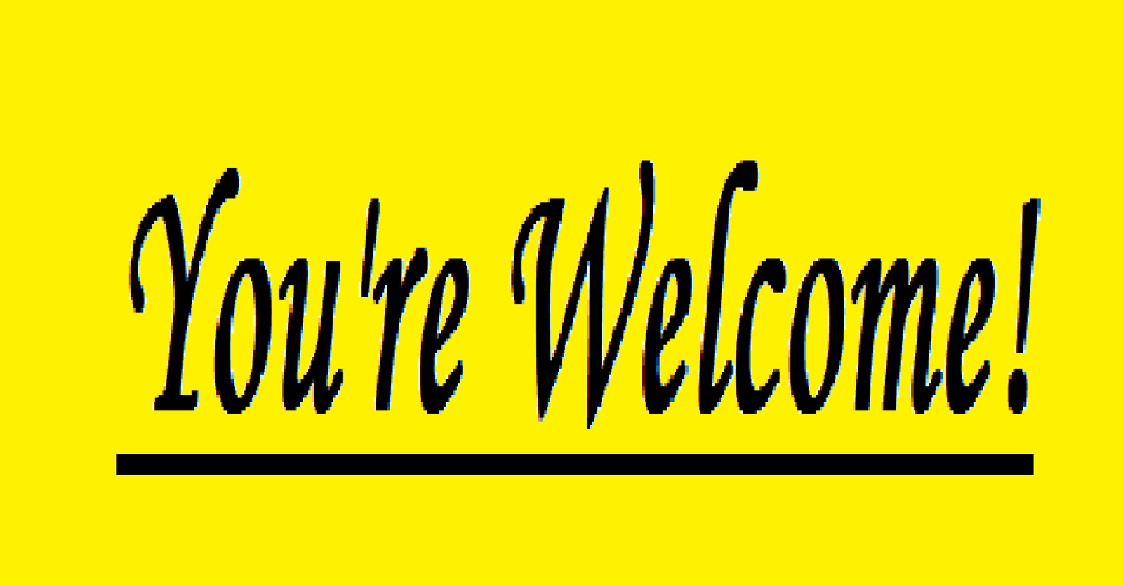 Png Youre Welcome - . Hdpng.com Youu0027Re Welcome! By Ask Rachel Fox, Transparent background PNG HD thumbnail
