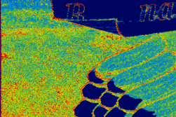 Representation Of Bit Cost Per Pixel For Above Png File (Redu003Dexpensive,blueu003Dcheap) - Zeichnungen, Transparent background PNG HD thumbnail