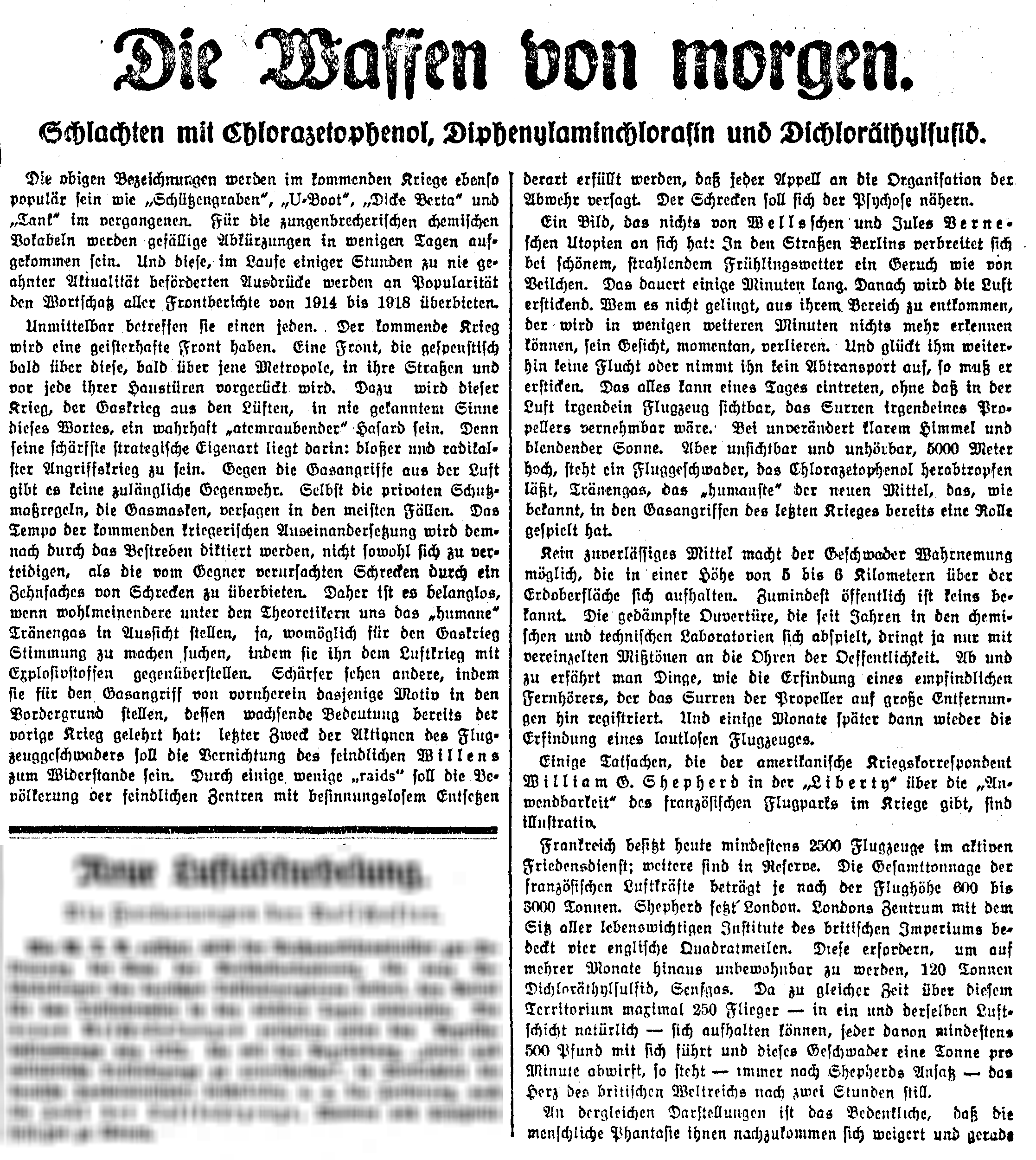 File:die Waffen Von Morgen 1 Vossische Zeitung 1925.png - Zeitung, Transparent background PNG HD thumbnail