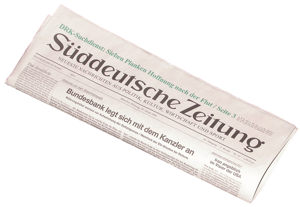 Süddeutsche Zeitung U2013 Quantified Self - Zeitung, Transparent background PNG HD thumbnail