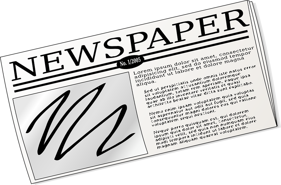 Zeitung, Drücken, Informationen, Nachrichten, Papier - Zeitung, Transparent background PNG HD thumbnail