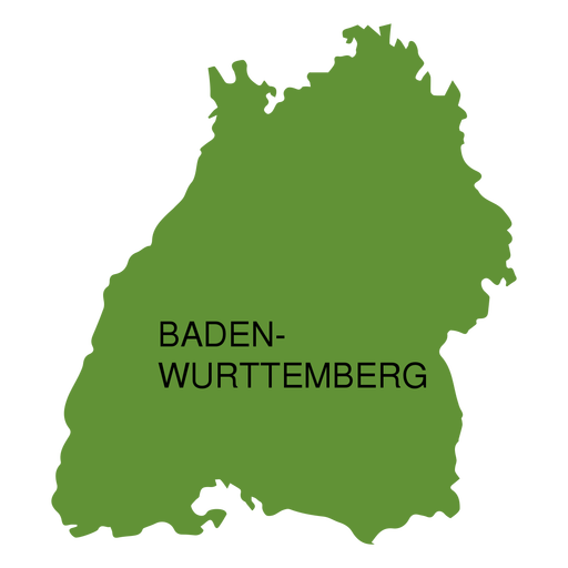 Baden Wurttemberg State Map Transparent Png - s Baden, Transparent background PNG HD thumbnail