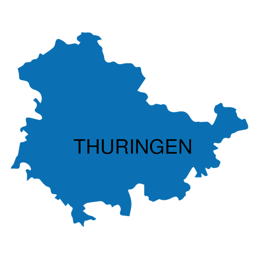 Thuringia State Map Transparent Png - s Baden, Transparent background PNG HD thumbnail