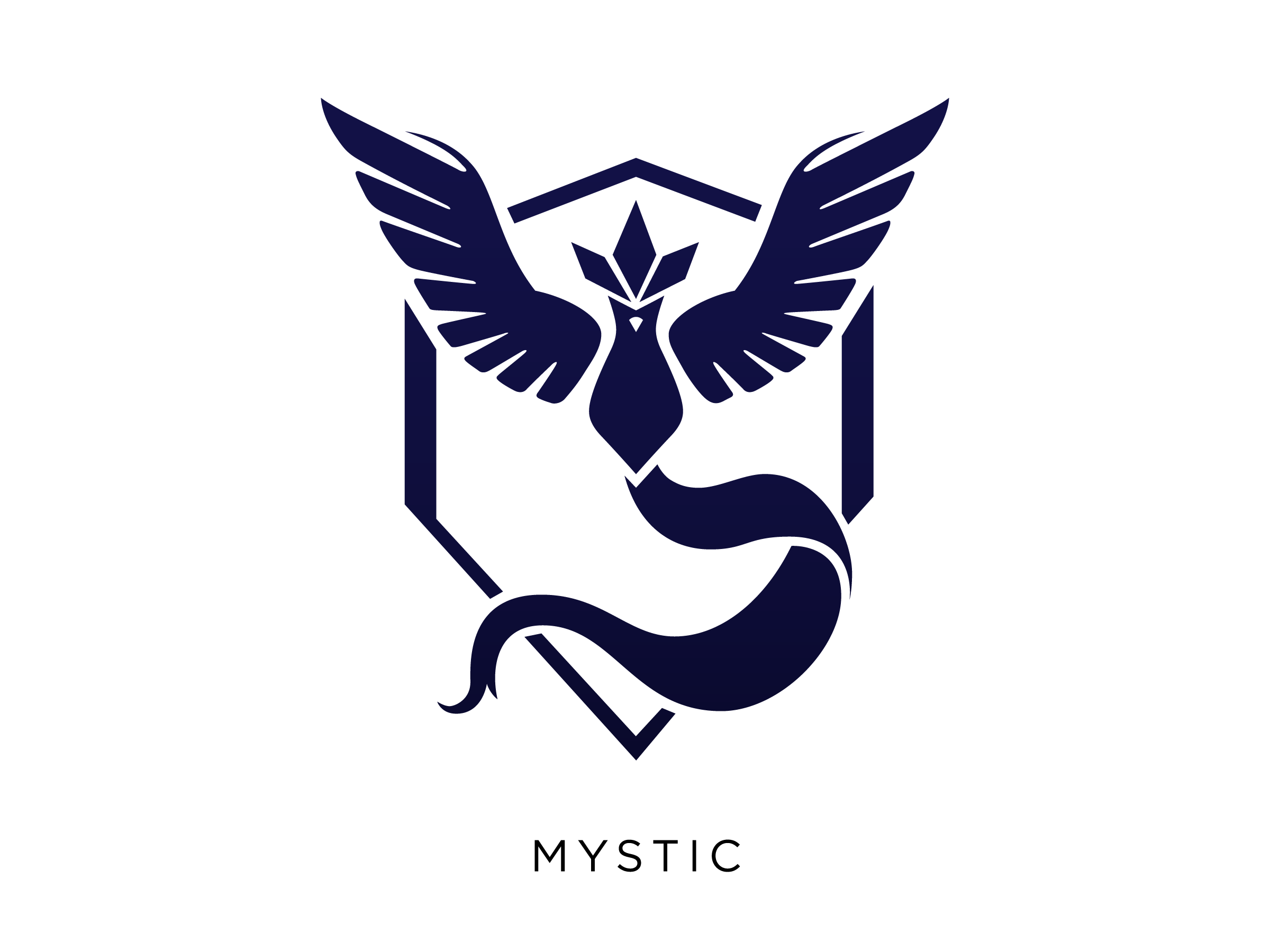 Pokemon GO Team Mystic Logo V