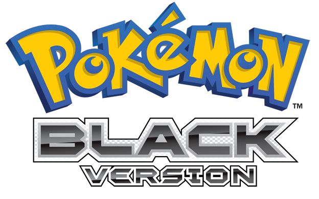 Pokemon Black Logo.png - Pokemon, Transparent background PNG HD thumbnail