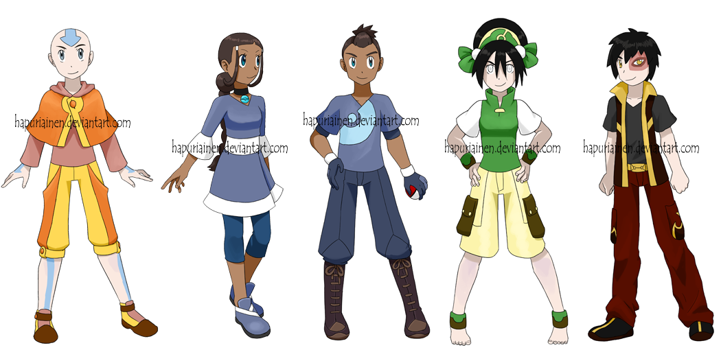 Pokemon Gaang By Hapuriainen Hdpng.com  - Pokemon People, Transparent background PNG HD thumbnail