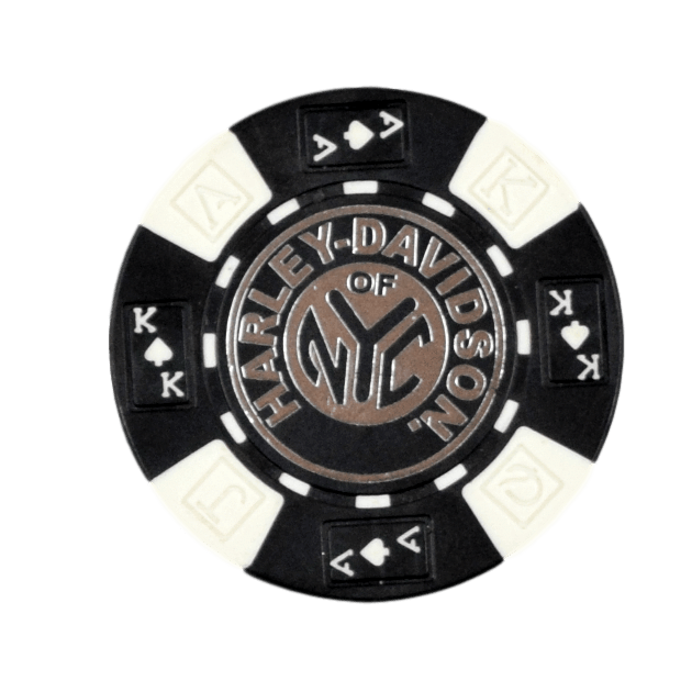 H D Of Nyc Black Poker Chip - Poker Chips, Transparent background PNG HD thumbnail