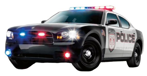 Automatice Vehicle Location - Police Car, Transparent background PNG HD thumbnail