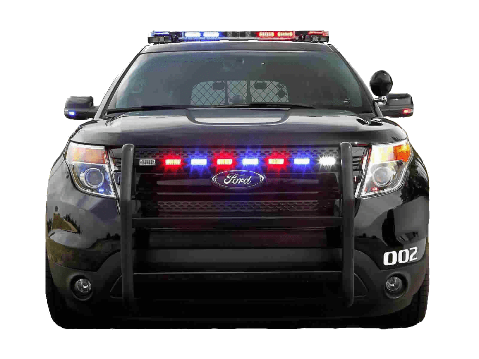 Police Truck Front - Police Car Top View, Transparent background PNG HD thumbnail