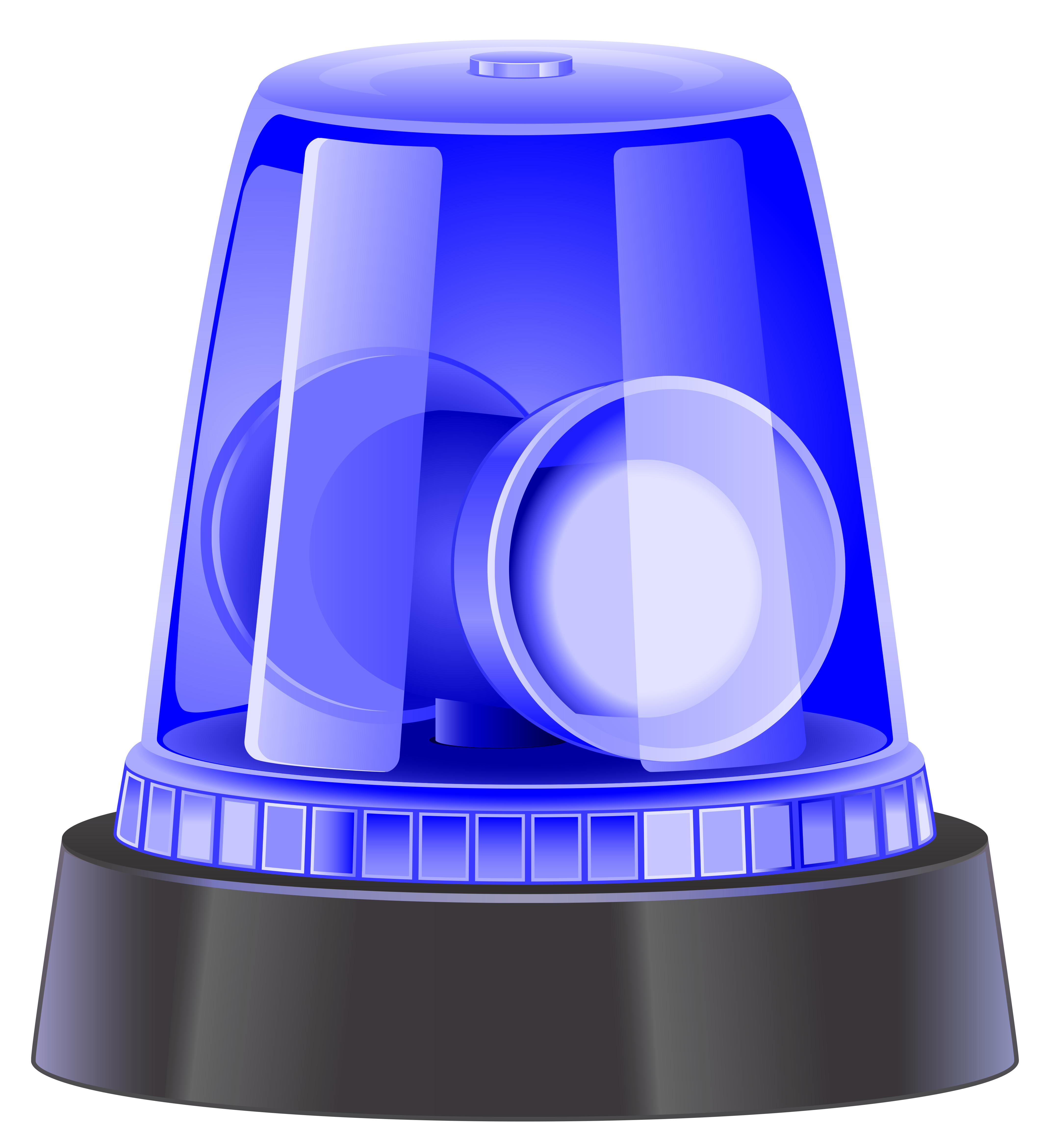 Blue Police Siren Png Clipart - Police Siren, Transparent background PNG HD thumbnail