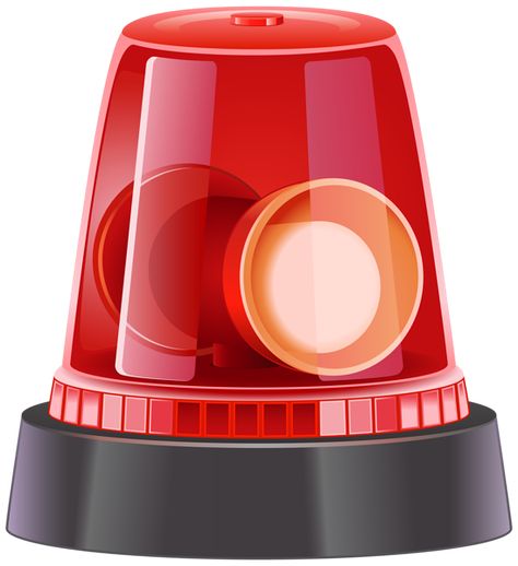 Red Police Siren Png Clip Art Image | Clip Art A | Pinterest | Police Siren - Police Siren, Transparent background PNG HD thumbnail