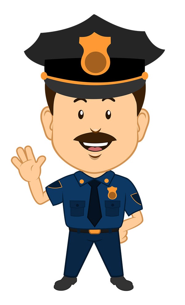 Police Clip Art For Kids Free Clipart Images 2   Cliparting Intended For Policeman Clipart Hd - Policeman, Transparent background PNG HD thumbnail