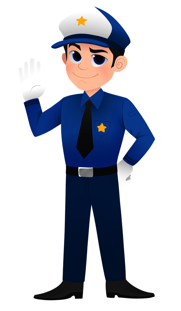 Police Clipart Clip Art Police Officer Uniform Clipart Kid Cliparting Animations - Policeman, Transparent background PNG HD thumbnail
