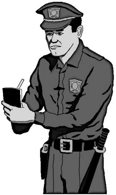 Policeman Directing Clip Art Download - Policeman, Transparent background PNG HD thumbnail